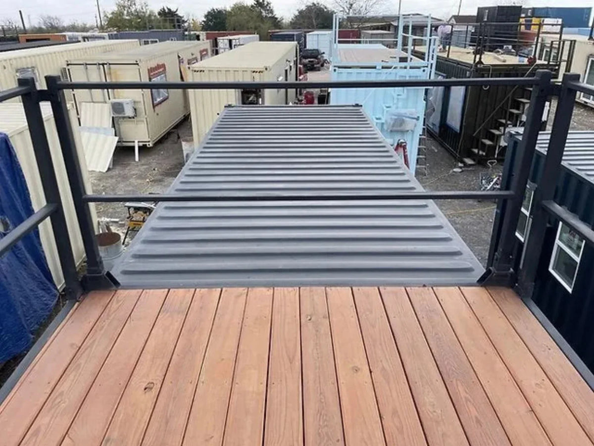 40-Fuß-Containerhaus – versandfertig