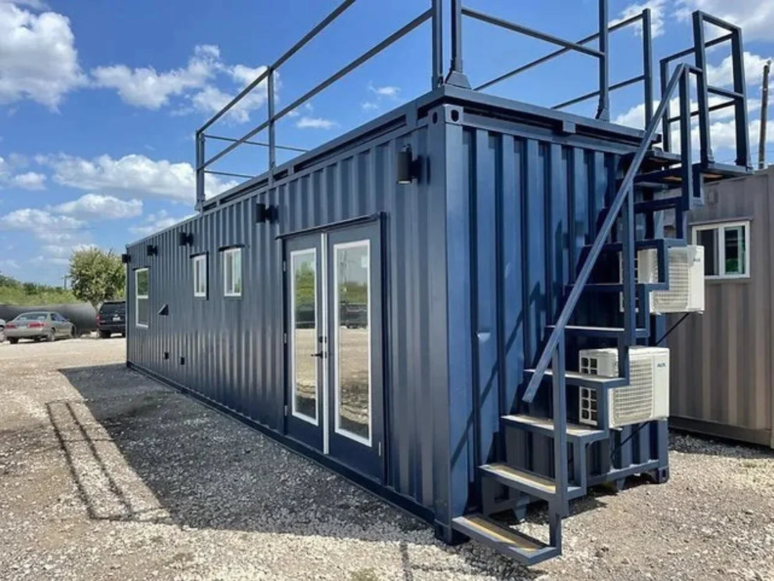 40-Fuß-Containerhaus – versandfertig